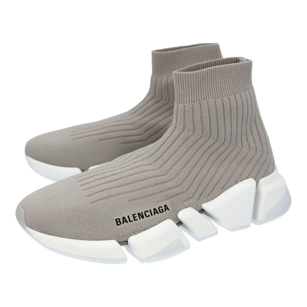 Women's Balenciaga Speed 2.0 Sneaker in Grey With White Sole - Picture 3 of 5